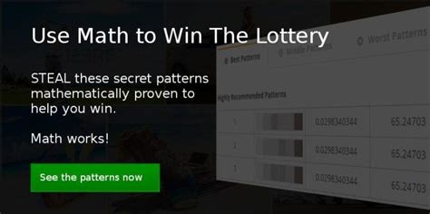 lotto secrets formula|How to Win the Lottery According to Math.
